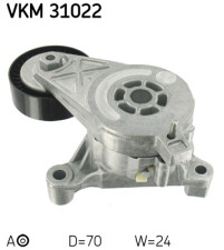 VKM 31022 Napínací kladka, žebrovaný klínový řemen SKF