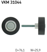 VKM 31044 Vratná/vodicí kladka, klínový žebrový řemen SKF