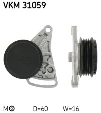 VKM 31059 Napínací kladka, žebrovaný klínový řemen SKF