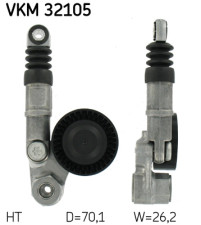 VKM 32105 Napínací kladka, žebrovaný klínový řemen SKF