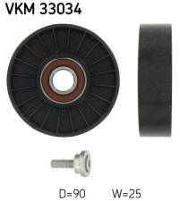 VKM 33034 SKF vratná/vodiaca kladka rebrovaného klinového remeňa VKM 33034 SKF