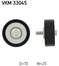 VKM 33045 Vratná/vodicí kladka, klínový žebrový řemen SKF