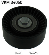 VKM 34050 Vratná/vodicí kladka, klínový žebrový řemen SKF
