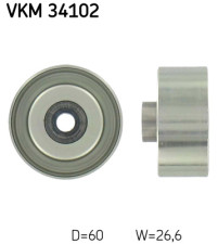 VKM 34102 Vratná/vodicí kladka, klínový žebrový řemen SKF