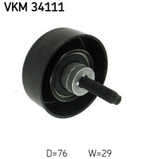 VKM 34111 Vratná/vodicí kladka, klínový žebrový řemen SKF
