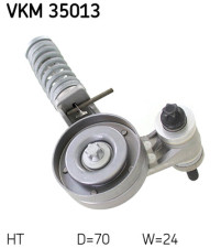 VKM 35013 Napínací kladka, žebrovaný klínový řemen SKF