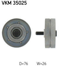 VKM 35025 SKF vratná/vodiaca kladka rebrovaného klinového remeňa VKM 35025 SKF