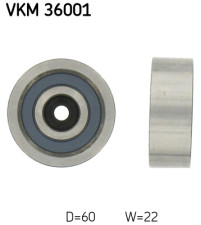 VKM 36001 Vratná/vodicí kladka, klínový žebrový řemen SKF