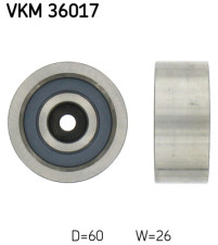 VKM 36017 Vratná/vodicí kladka, klínový žebrový řemen SKF