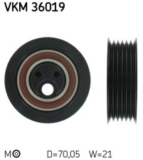 VKM 36019 Napínací kladka, žebrovaný klínový řemen SKF