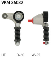 VKM 36032 Napínací kladka, žebrovaný klínový řemen SKF