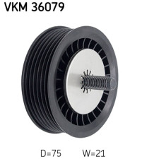 VKM 36079 Vratná/vodicí kladka, klínový žebrový řemen SKF