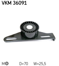 VKM 36091 Napínací kladka, žebrovaný klínový řemen SKF