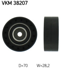 VKM 38207 Vratná/vodicí kladka, klínový žebrový řemen SKF