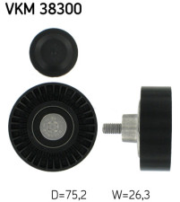 VKM 38300 Vratná/vodicí kladka, klínový žebrový řemen SKF