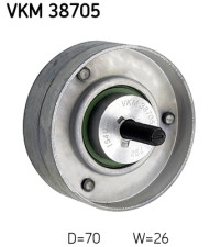 VKM 38705 Vratná/vodicí kladka, klínový žebrový řemen SKF