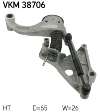 VKM 38706 Napínací kladka, žebrovaný klínový řemen SKF