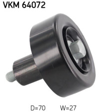 VKM 64072 Vratná/vodicí kladka, klínový žebrový řemen SKF