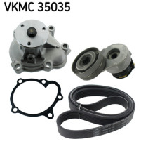 VKMC 35035 Vodní pumpa + klínový žebrový řemen SKF