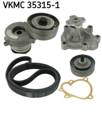 VKMC 35315-1 Vodní pumpa + klinový żebrový řemen SKF