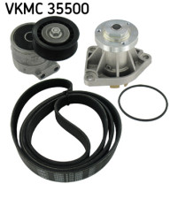 VKMC 35500 Vodní pumpa + klinový żebrový řemen SKF