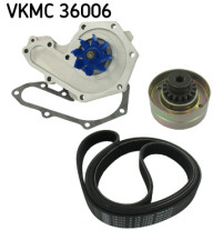 VKMC 36006 Vodní pumpa + klinový żebrový řemen SKF