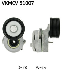 VKMCV 51007 Napínací kladka, žebrovaný klínový řemen SKF