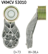 VKMCV 53010 SKF vratná/vodiaca kladka rebrovaného klinového remeňa VKMCV 53010 SKF