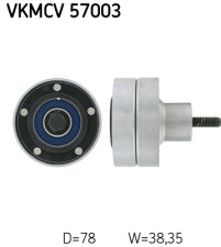 VKMCV 57003 Vratná/vodicí kladka, klínový žebrový řemen SKF