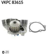 VKPC 83615 Vodní čerpadlo, chlazení motoru elektrický SKF
