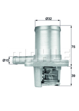 TI 40 89 BEHR termostat chladenia TI 40 89 BEHR