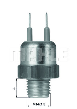 TSW 24D BEHR teplotný spínač ventilátora chladenia TSW 24D BEHR