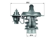 TX 76 88D Termostat, chladivo BEHR