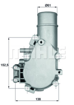 TI 136 84 Termostat, chladivo BEHR