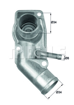 TI 213 92D Termostat, chladivo BEHR