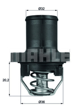 TI 47 89 Termostat, chladivo BEHR