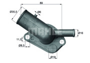 TI 64 87D BEHR termostat chladenia TI 64 87D BEHR