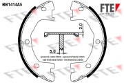 BB1414A5 Sada brzdových čelistí, parkovací brzda FTE