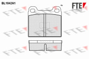 BL1042A1 Sada brzdových destiček, kotoučová brzda FTE