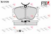 BL1212A4 Sada brzdových destiček, kotoučová brzda FTE