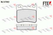 BL1279A3 Sada brzdových destiček, kotoučová brzda FTE