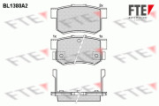 BL1380A2 Sada brzdových destiček, kotoučová brzda FTE