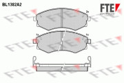BL1382A2 Sada brzdových destiček, kotoučová brzda FTE