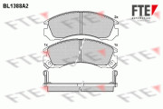 BL1388A2 Sada brzdových destiček, kotoučová brzda FTE