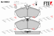 BL1390C2 Sada brzdových destiček, kotoučová brzda FTE
