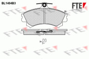 9010177 FTE sada brzdových platničiek kotúčovej brzdy 9010177 FTE