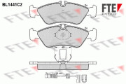 BL1441C2 Sada brzdových destiček, kotoučová brzda FTE