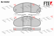 BL1442A2 Sada brzdových destiček, kotoučová brzda FTE