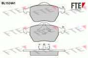 BL1524A1 Sada brzdových destiček, kotoučová brzda FTE