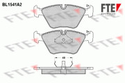 BL1541A2 Sada brzdových destiček, kotoučová brzda FTE